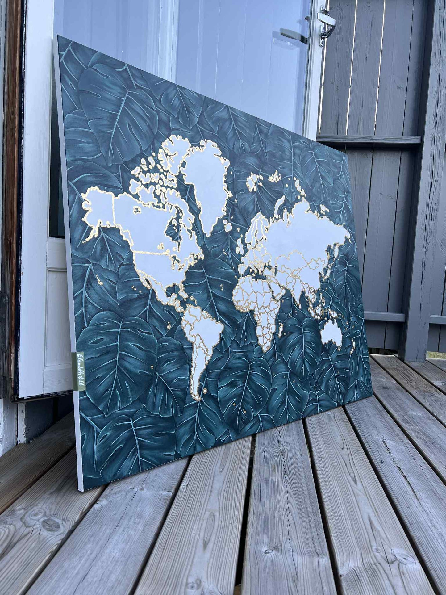 Monstera world map