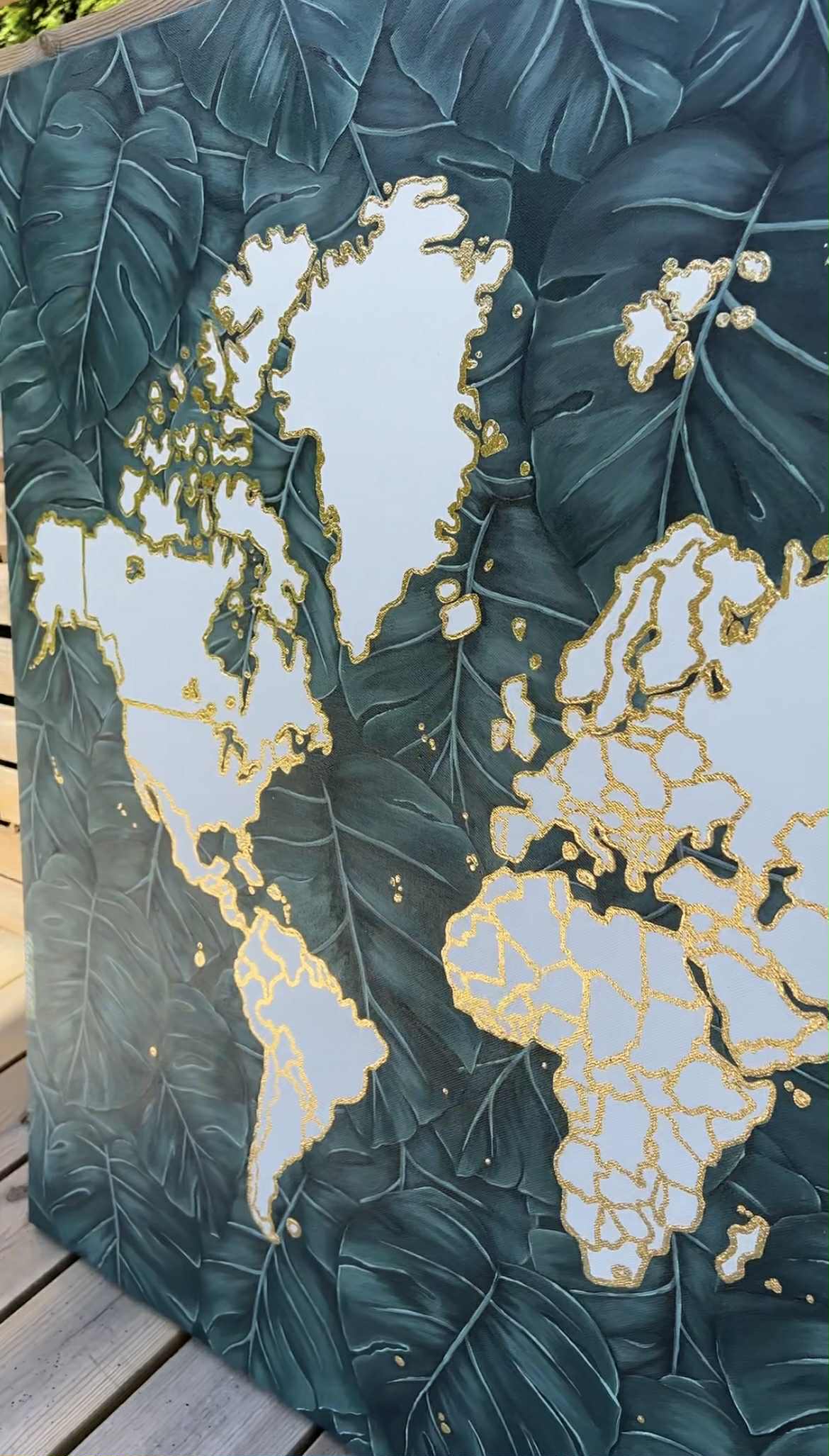 Monstera world map