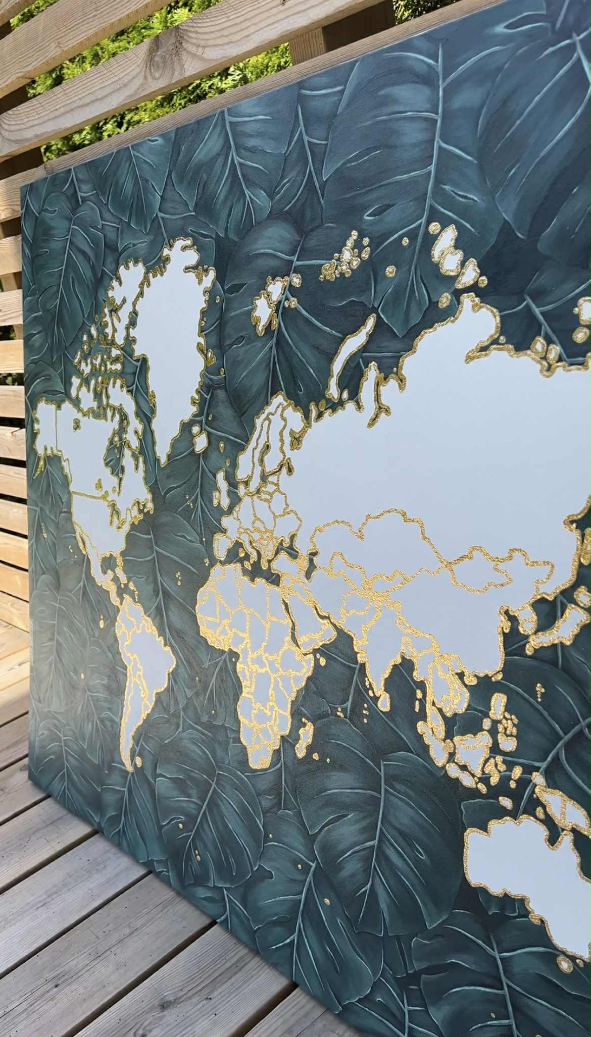 Monstera world map