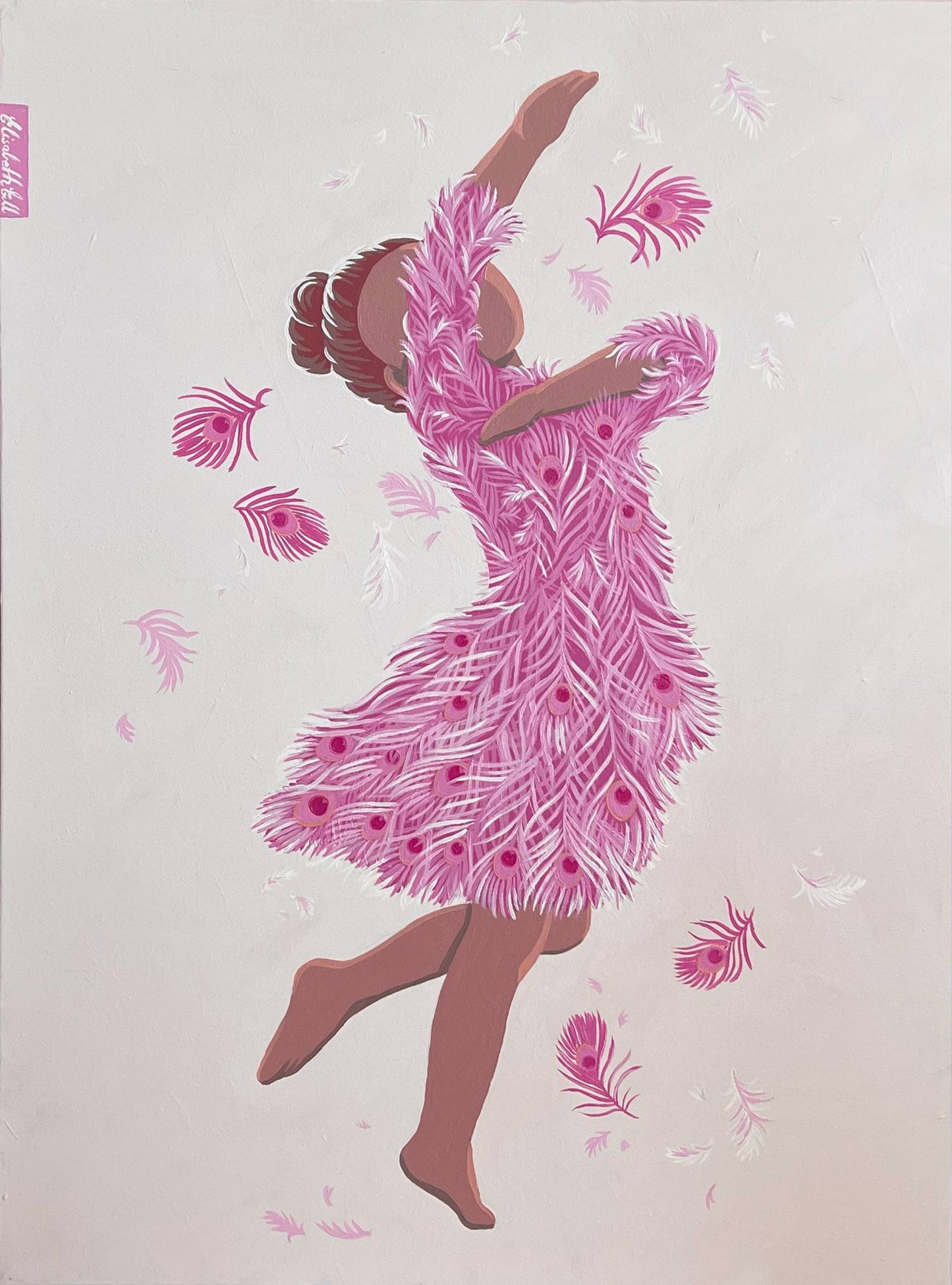 Dancing feathers